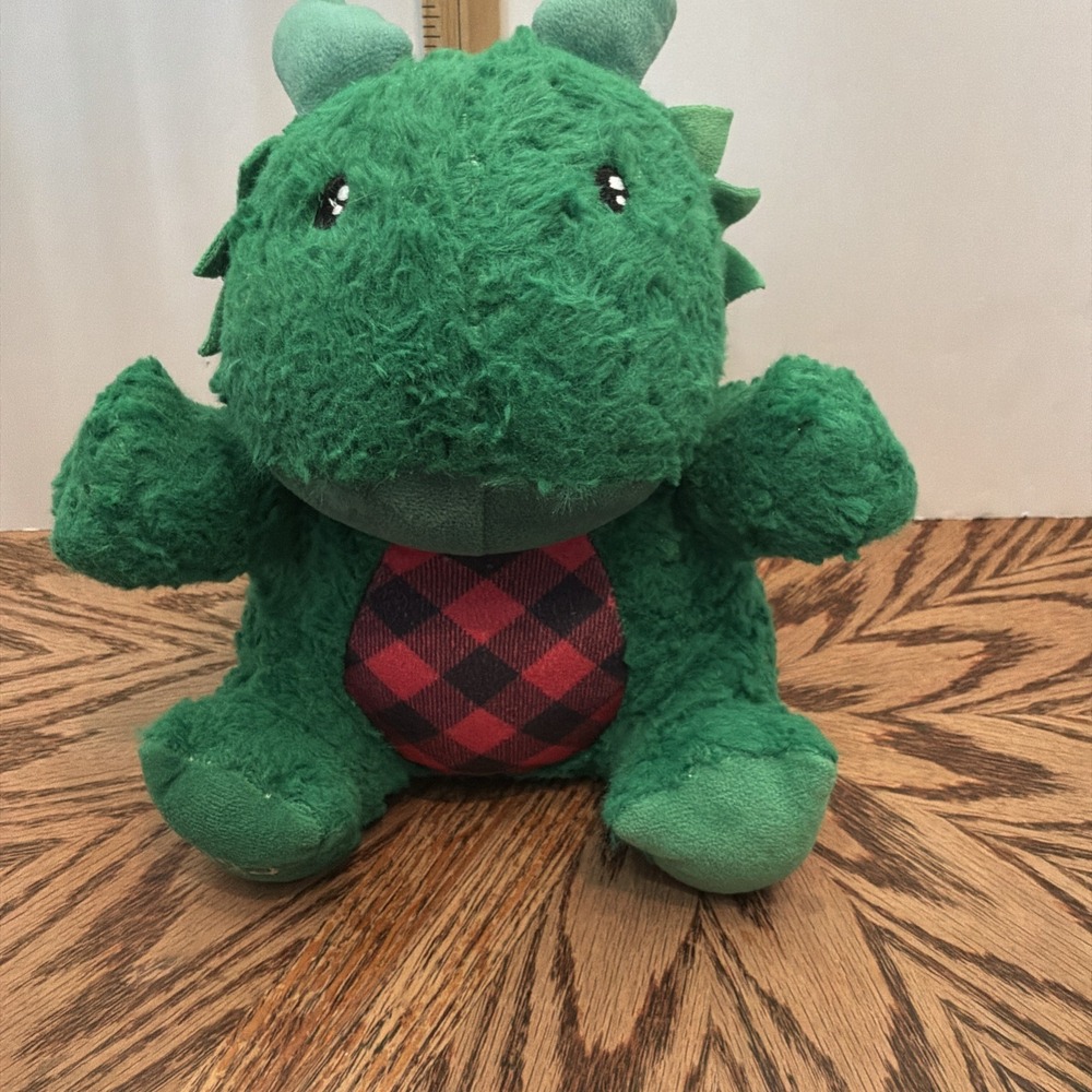 PetSmart Dream the Dragon w/ Squeaker Plush Stuffed Dog Pet Toy Green 2023